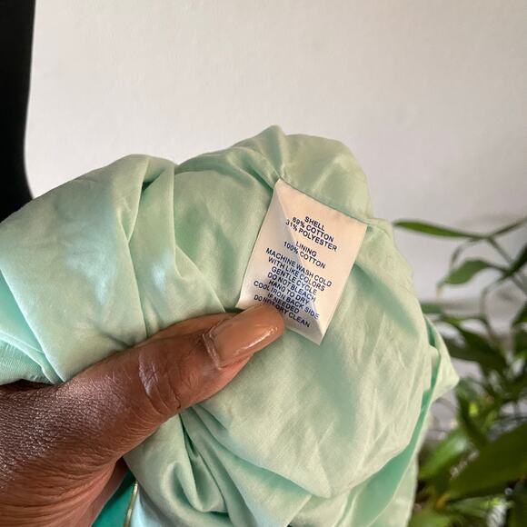 Southern Tide Paislee Seersucker Sleeveless Shift Dress Womens 6 Mint Green - Picture 6 of 10
